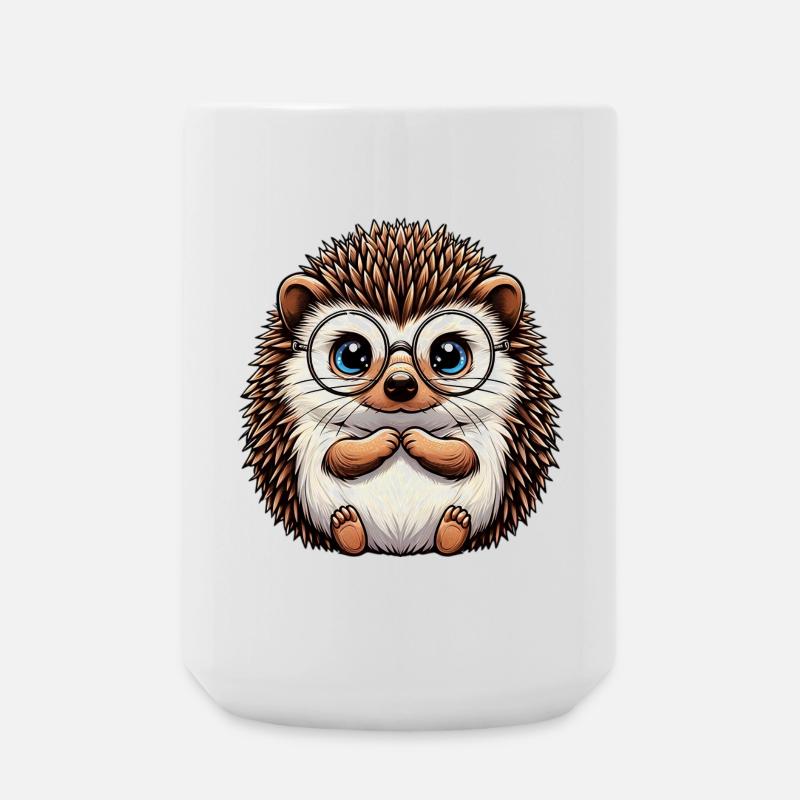 Igel - Große Tasse 440 ml - Weiß