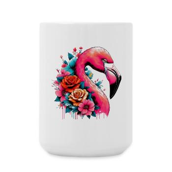 Flamingo - Large Mug 440 ml - white - Front