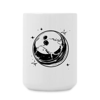 Bowling Cartoon Look - Große Tasse 440 ml - Weiß - Vorne