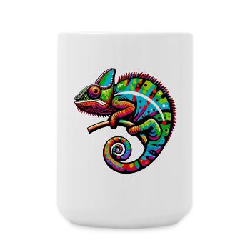 Caméléon - Grande tasse 440 ml - blanc - Devant