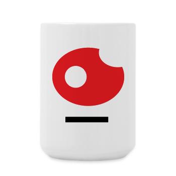 26 Kunst - Große Tasse 440 ml - Weiß - Vorne