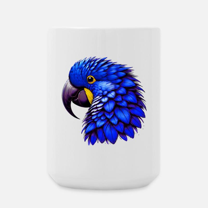 Papagei - Große Tasse 440 ml - Weiß