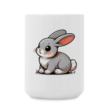 Rabbit - Large Mug 440 ml - white - Front