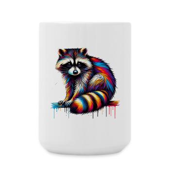 Raccoon - Large Mug 440 ml - white - Front