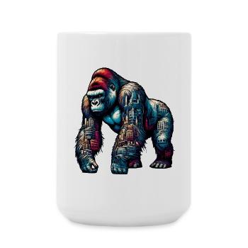 Gorilla - Large Mug 440 ml - white - Front