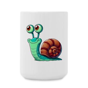 Snail - Large Mug 440 ml - white - Front