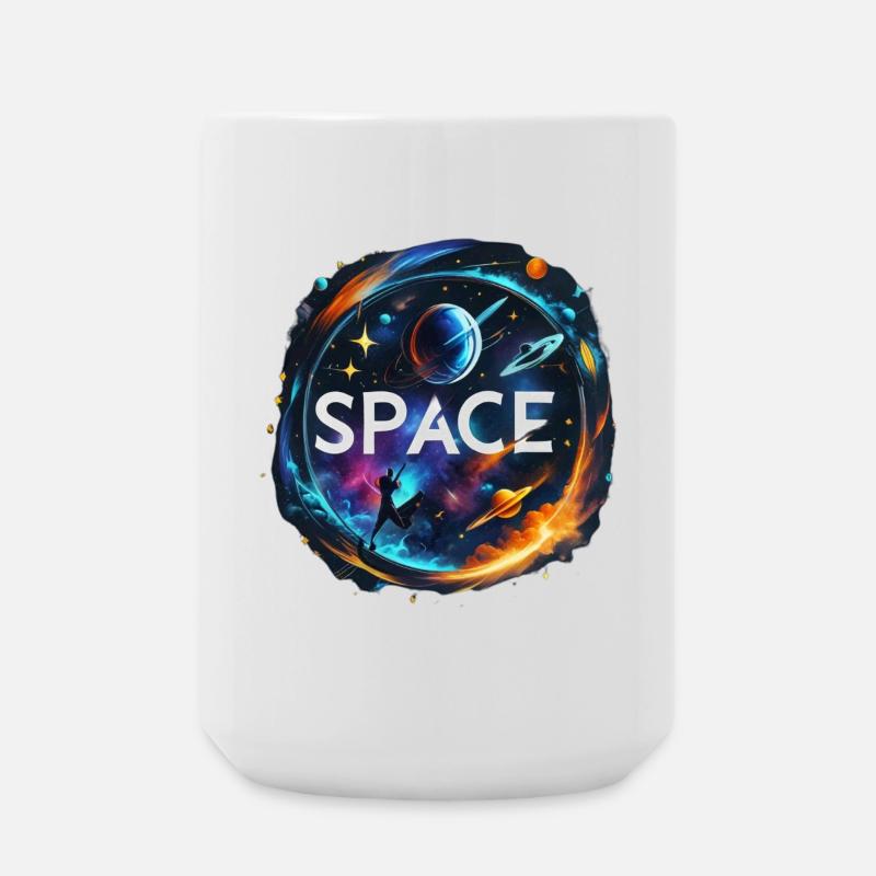 Space - Grande tasse 440 ml - blanc