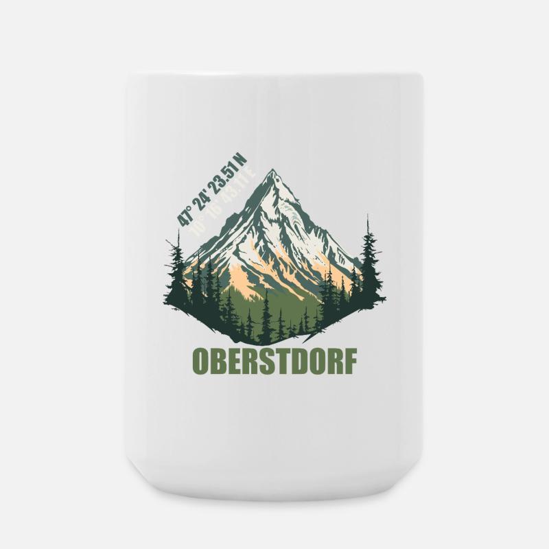 Oberstdorf - Große Tasse 440 ml - Weiß