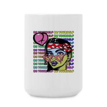 Seien Sie Sie selbst - Große Tasse 440 ml - Weiß - Vorne