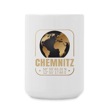 Chemnitz - Große Tasse 440 ml - Weiß - Vorne