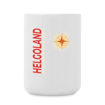 Helgoland - Große Tasse 440 ml - Weiß - Vorne