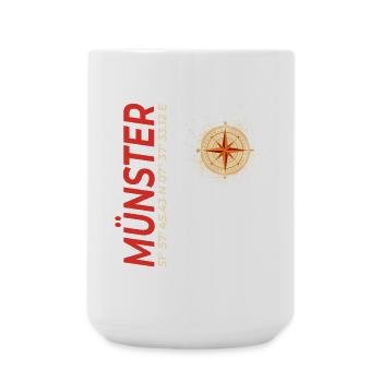 Münster - Große Tasse 440 ml - Weiß - Vorne