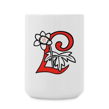 Symbol L - Large Mug 440 ml - white - Front