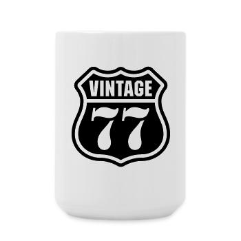Vintage 77 - Large Mug 440 ml - white - Front