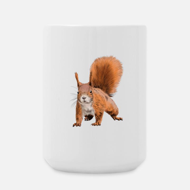Fabelhafter Eichhörnchen Druck - Große Tasse 440 ml - Weiß