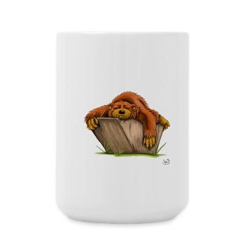 Chile out-Bär - Große Tasse 440 ml - Weiß - Vorne