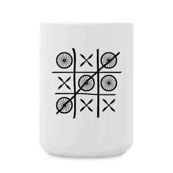 TicTacToe - Large Mug 440 ml - white - Front