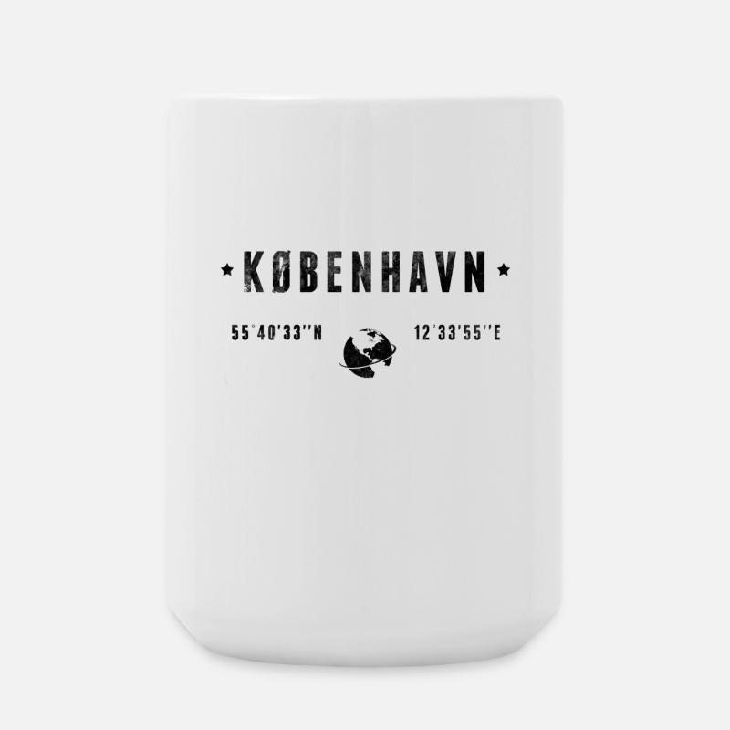 Kobenhavn - Large Mug 440 ml - white