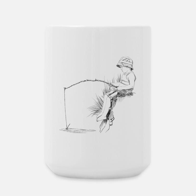 Angler - Large Mug 440 ml - white