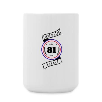 Fière D'être Du 81 Tarn France - Grande tasse 440 ml - blanc - Devant