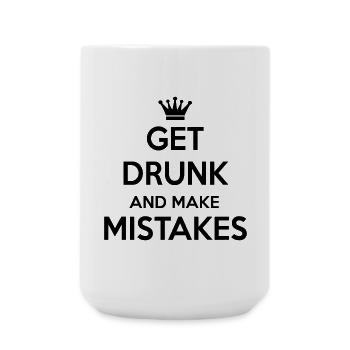 2541614 15988570 drunk - Große Tasse 440 ml - Weiß - Vorne