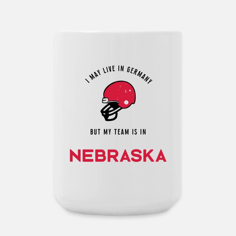 Nebraska - Große Tasse 440 ml - Weiß
