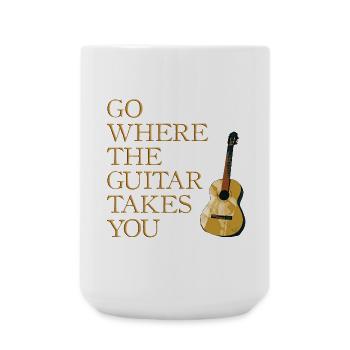 Guitars way - Large Mug 440 ml - white - Front