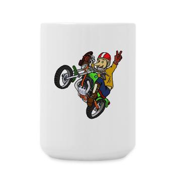 trialmoto_austria - Large Mug 440 ml - white - Front