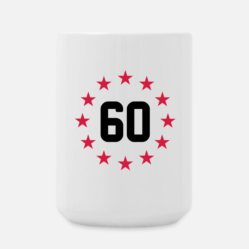 60 years - Large Mug 440 ml - white