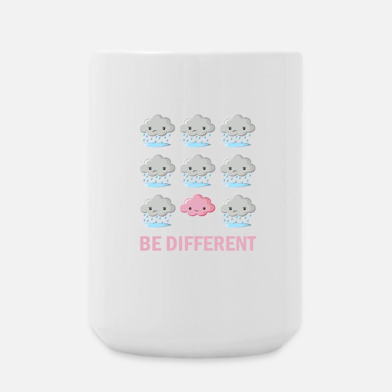 Be different - Large Mug 440 ml - white