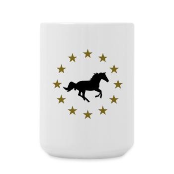 Horse & Stars - Large Mug 440 ml - white - Front