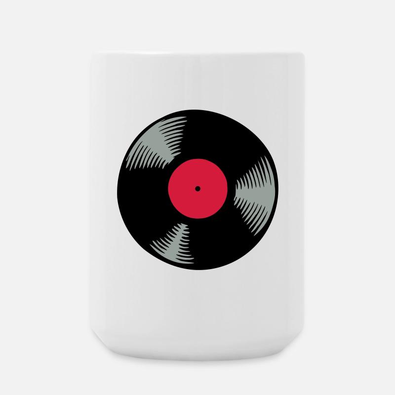 Vinyle - Grande tasse 440 ml - blanc