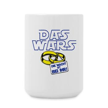 Junggesellenabschied , das wars die macht .(25) - Große Tasse 440 ml - Weiß - Vorne