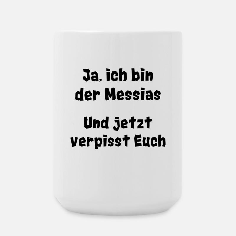 Messias - Große Tasse 440 ml - Weiß