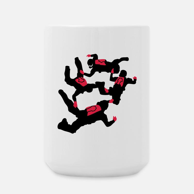 skydive - Large Mug 440 ml - white