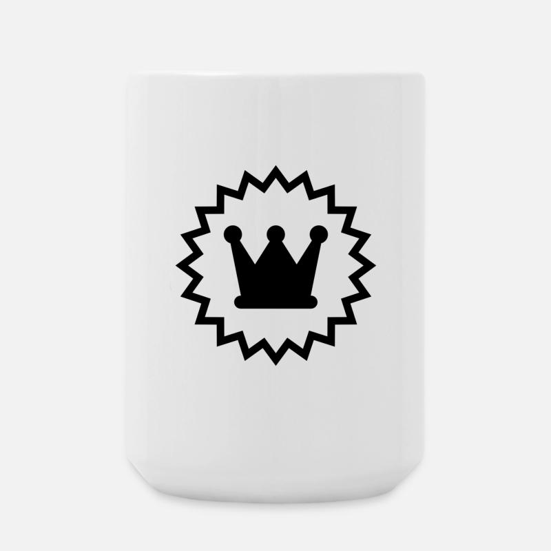 Crown The Crown Vector - Large Mug 440 ml - white