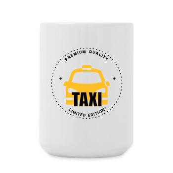 Taxi - Large Mug 440 ml - white - Front