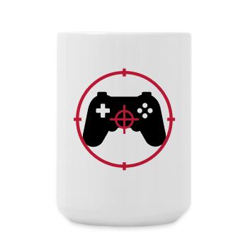 Gamer / Gaming - Grande tasse 440 ml - blanc - Devant