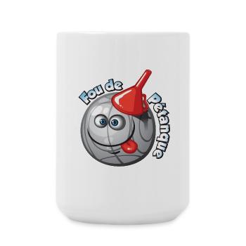Maboule de pétanque - Grande tasse 440 ml - blanc - Devant