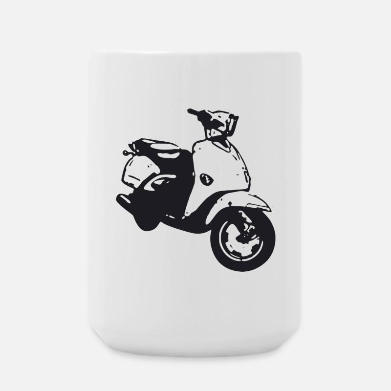 scooter - Grande tasse 440 ml - blanc