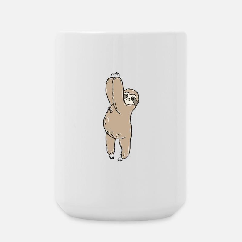 Faultier - Große Tasse 440 ml - Weiß