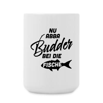Nu aba Budder with the fish - Large Mug 440 ml - white - Front