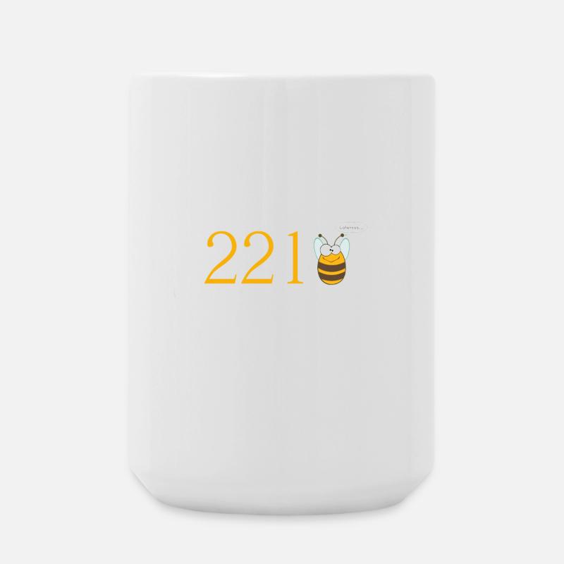 221bee - Große Tasse 440 ml - Weiß