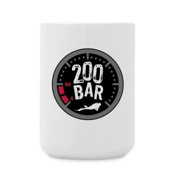 200bar - Grande tasse 440 ml - blanc - Devant