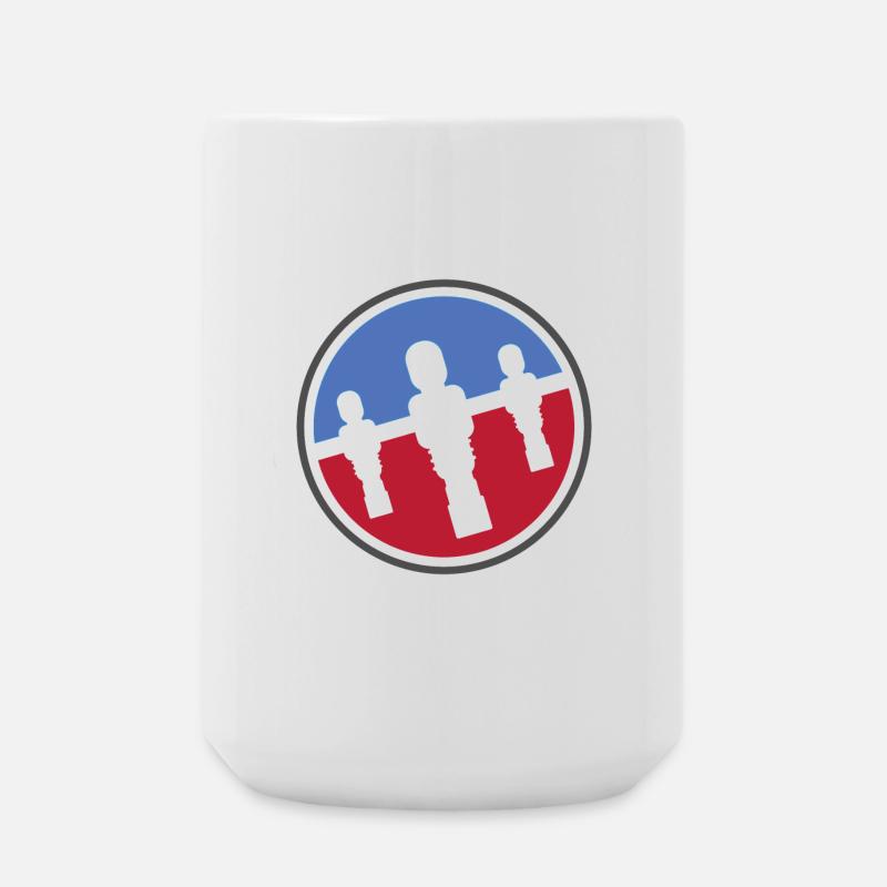Kicker Logo - Große Tasse 440 ml - Weiß