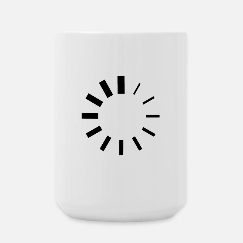 Loading - Logo - Große Tasse 440 ml - Weiß