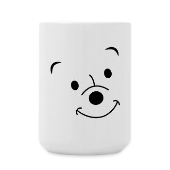 Laughing bear - Large Mug 440 ml - white - Front