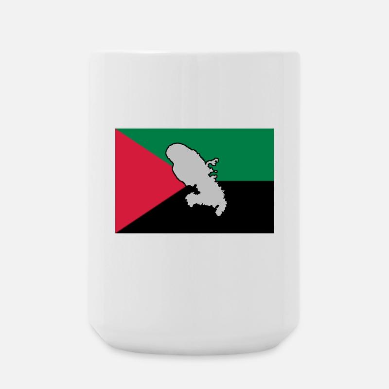 MADA FLAG - CARD 1 - Large Mug 440 ml - white