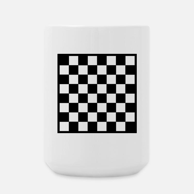 Échecs | échecs - Grande tasse 440 ml - blanc