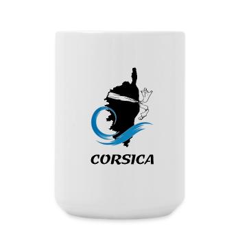 CORSICA - Large Mug 440 ml - white - Front